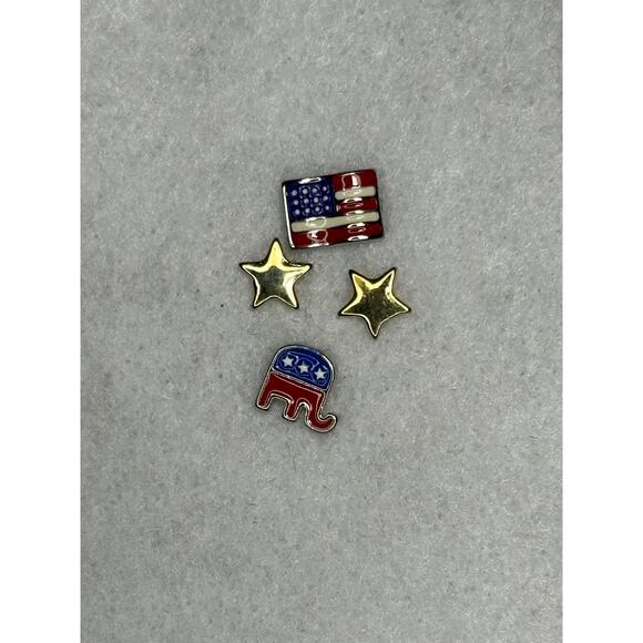 NEW Floating Charm Lot- Patriotic, South Hill Designs, Custom Jewelry, Locket - Picture 1 of 2
